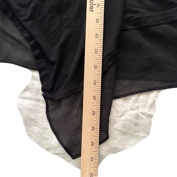 Calvin Klein Womens Black Open Front Cascading Cardigan Jacket 2X Office Preppy - Picture 6 of 7